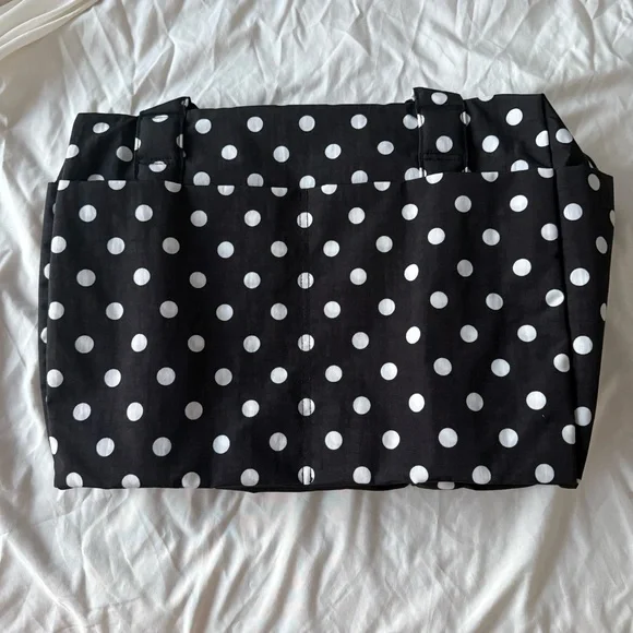 BAGGU x urban outfitters small carryon polkadot bag - Picture 2 of 3